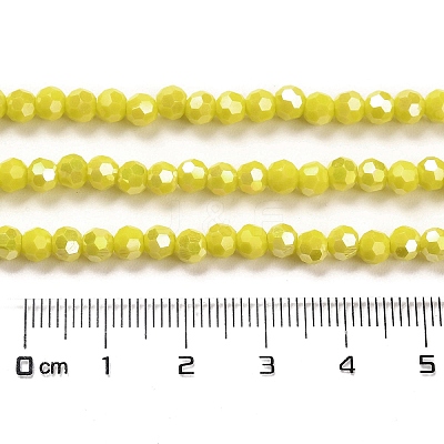 Opaque Glass Beads Stands EGLA-A035-P4mm-B04-1