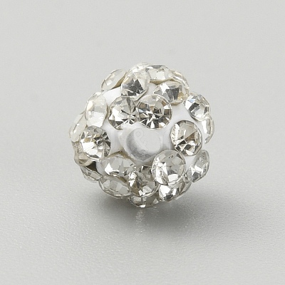 Rhinestone Pave Disco Ball Beads RB-TAC0002-02B-01-1