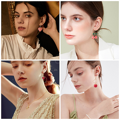 DIY Dangle Earring Making Kits DIY-SC0012-33-1
