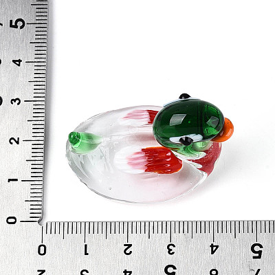 Handmade Lampwork Duck Display Decorations LAMP-T025-14D-1