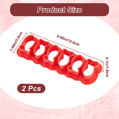 2Pcs ABS Plastic Cookies Moulds DIY-GF0010-24-1