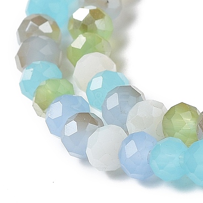 Glass Beads Strands EGLA-A034-M4mm-06-1
