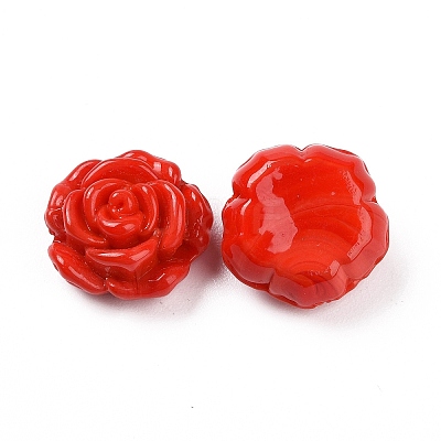 Handmade Lampwork Flower Beads LAMP-C004-05F-1