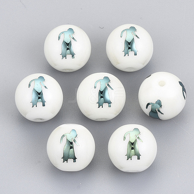Electroplate Glass Beads EGLA-S178-11K-05-1