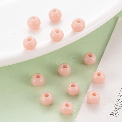 Opaque Acrylic Beads MACR-S370-C6mm-34-1
