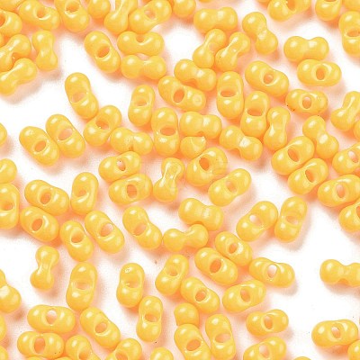 Baking Paint Glass Seed Beads SEED-A033-04K-1