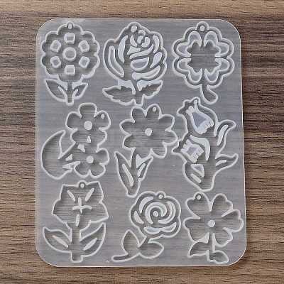 Flower DIY Pendant Silicone Molds DIY-G100-01C-1
