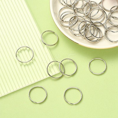 50Pcs Iron Split Key Rings FIND-YW0001-54-1
