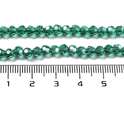 Electroplate Transparent Glass Beads Strands LS-EGLA-A035-T4mm-A18-1