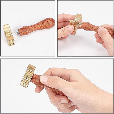 1Pc Brass Stamp Head DIY-OC0008-42D-1