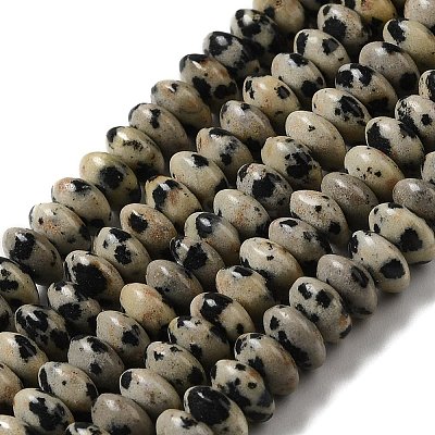 Natural Dalmatian Jasper Beads Strands G-Z030-A02-01-1