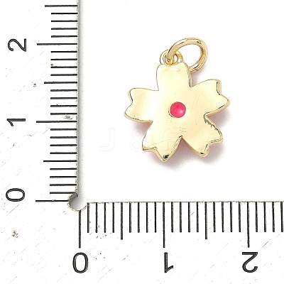 Brass Pave Clear Cubic Zirconia Pendants KK-H255-06G-04-1