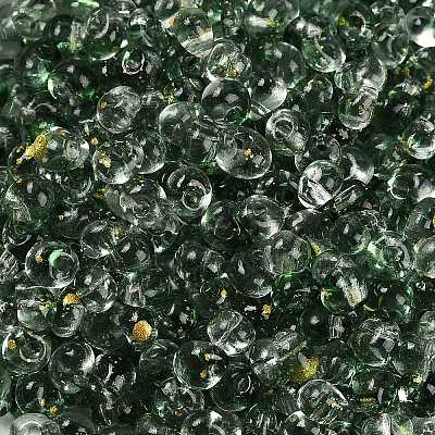 6/0 Spray Paint Fringe Glass Seed Beads SEED-H003-11I-1