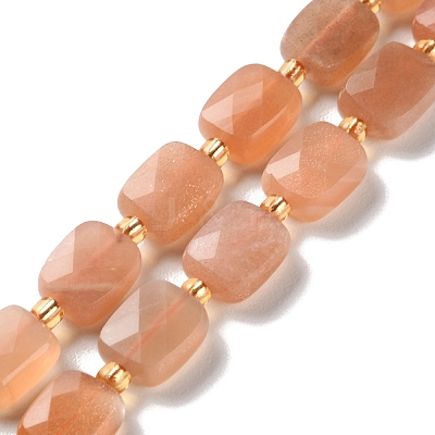 Natural Sunstone Beads Strands G-H061-A02-01-1