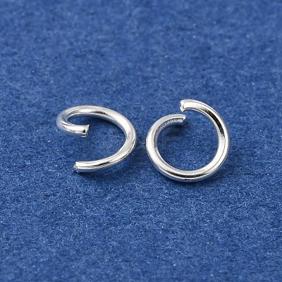 Brass Open Jump Rings KK-G604-08S-17-1