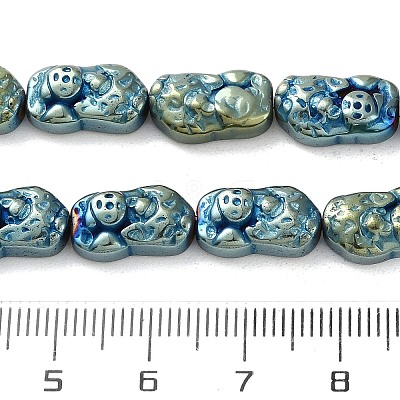 Electroplated Synthetic Non-magnetic Hematite Beads Strands G-F767-03C-1