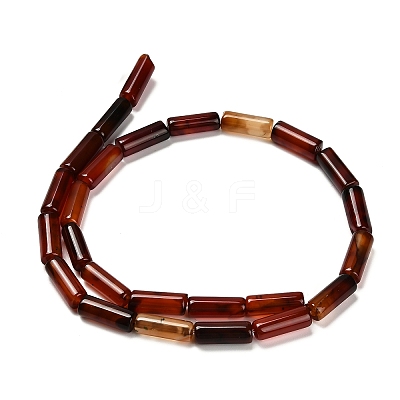 Dyed Natural Agate Beads Strands G-G203-01B-1
