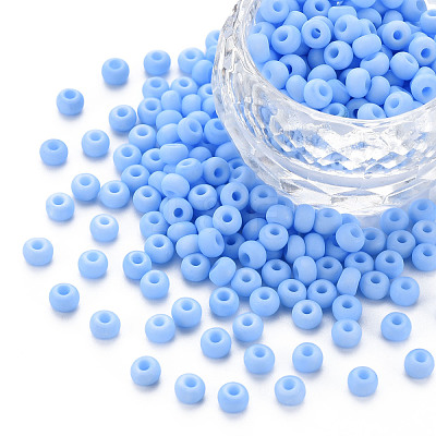 6/0 Glass Seed Beads SEED-T005-14-B20-1