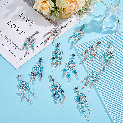 12Pcs Alloy European Dangle Charms PALLOY-PH01732-1