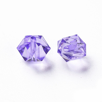 Transparent Acrylic Beads TACR-S154-15B-47-1