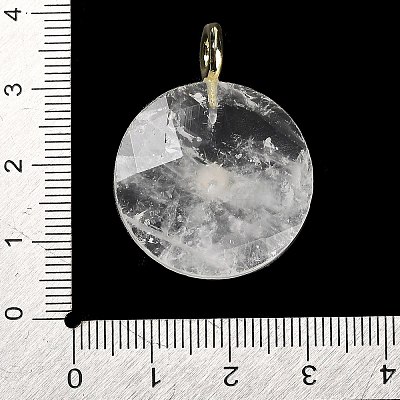 Natural Mixed Gemstone Faceted Pendants G-A287-02G-1