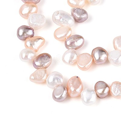 Natural Cultured Freshwater Pearl Beads Strands PEAR-T006-24-1