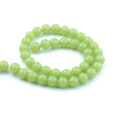 Glass Beads Strands GLAA-I004-05-10mm-1
