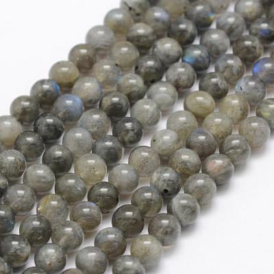 Natural Labradorite Beads Strands G-P322-31-6mm-1