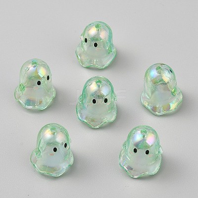 Transparent Acrylic Bead Caps TACR-WH0021-20B-1