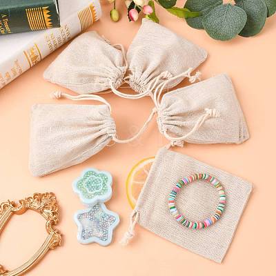 Cotton Packing Pouches Drawstring Bags X-ABAG-R011-10x12-1