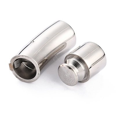 Non-Tarnish 316 Surgical Stainless Steel Bayonet Clasps STAS-G241-03P-1