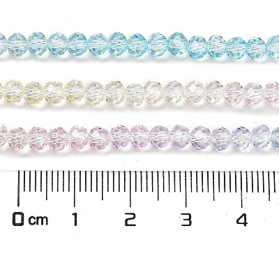 Transparent Painted Glass Beads Strands LS-DGLA-A034-T3mm-A21-1
