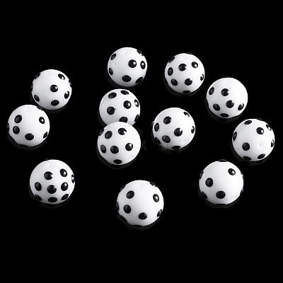 20Pcs Handmade Bumpy Lampwork Beads LAMP-TA0002-54-1