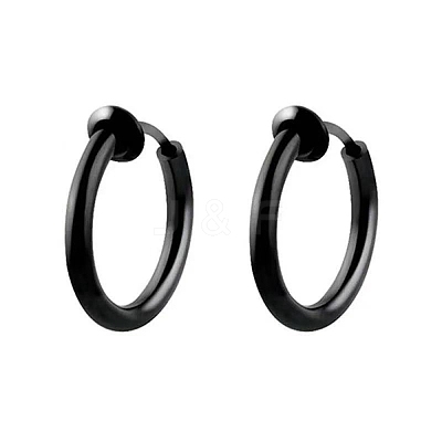 Stainless Steel Clip-on Earrings PW-WG73897-12-1