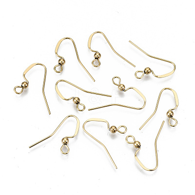 304 Stainless Steel Earring Hooks STAS-N092-104G-NR-1