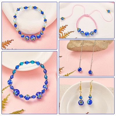 Handmade Millefiori Lampwork Beads LAMP-SZ0001-71E-02-1