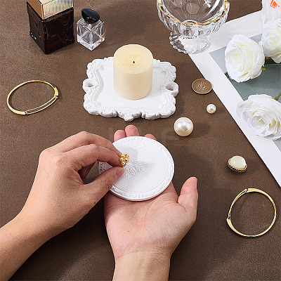 2Pcs 2 Styles Vintage Resin Display Trays for Jewelry AJEW-PH0008-41-1