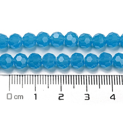 Imitation Jade Glass Beads Stands EGLA-A035-J6mm-D07-1