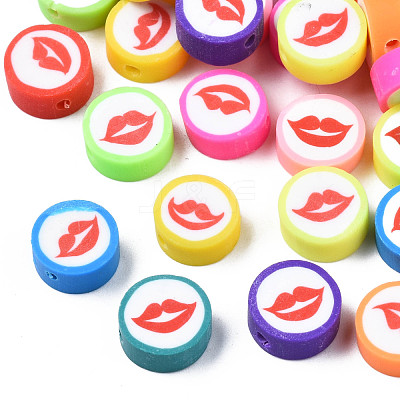 Handmade Polymer Clay Beads CLAY-N011-44A-1