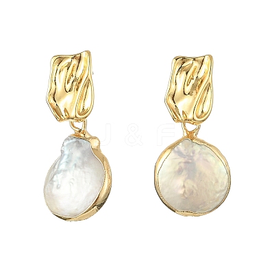 304 Stainless Steel Stud Dangle Earrings EJEW-JE07240-02-1