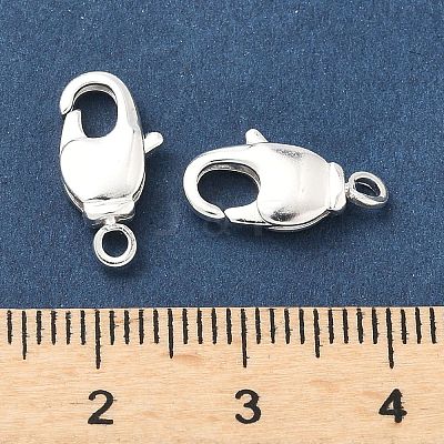 Brass Lobster Claw Clasps KK-H532-17D-S-1