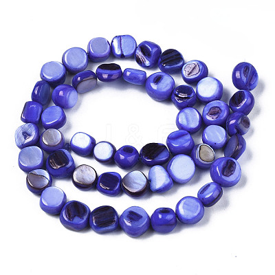Natural Trochid Shell/Trochus Shell Beads Strands SHEL-S258-083-B03-1
