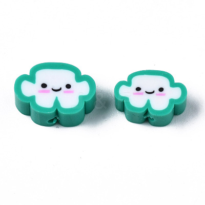 Handmade Polymer Clay Beads X-CLAY-N008-033B-1