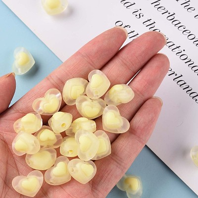 Transparent Acrylic Beads X-TACR-S152-08C-07-1