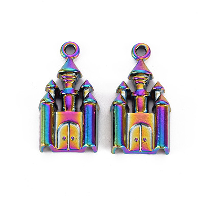 Rainbow Color Alloy Pendants PALLOY-S180-288-NR-1