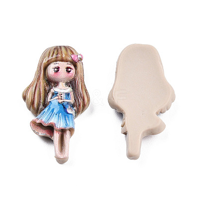 Opaque Resin Cabochons LS-CRES-N018-048-1