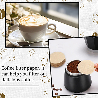 100Pcs Paper Coffee Filters FIND-WH0423-59A-1