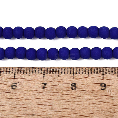 Opaque Glass Beads Strands GLAA-T032-P4mm-MD10-1