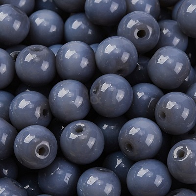 Opaque Colours Glass Seed Beads SEED-Z004-P8MM-09-1