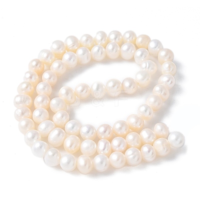 Natural Cultured Freshwater Pearl Beads Strands PEAR-I007-07O-03A-1